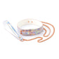 Conjunto de collar y correa Radiant Rainbow