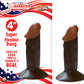 Afro American Mini Whopper 4in Brown