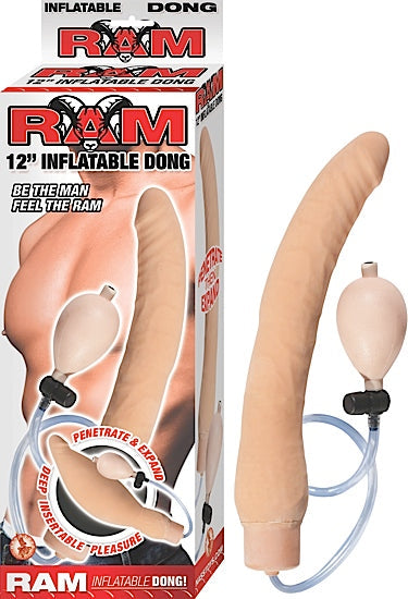 Inflatable Ram 12-inch Dong Flesh