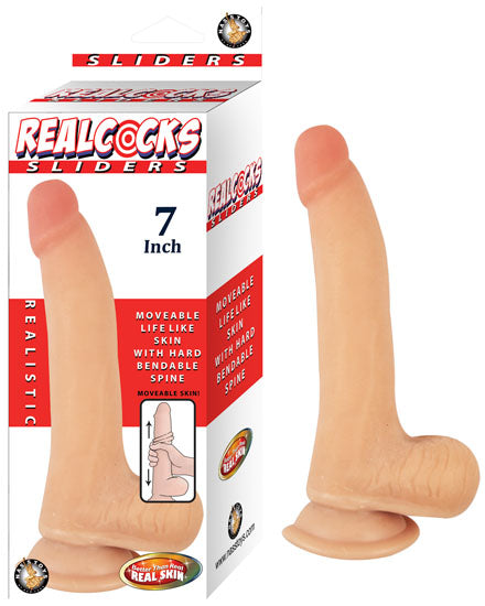 Deslizadores De Pollas Reales 7in Carne