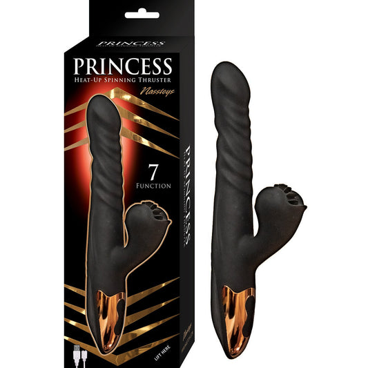 Propulsor giratorio Princess Heat-up negro