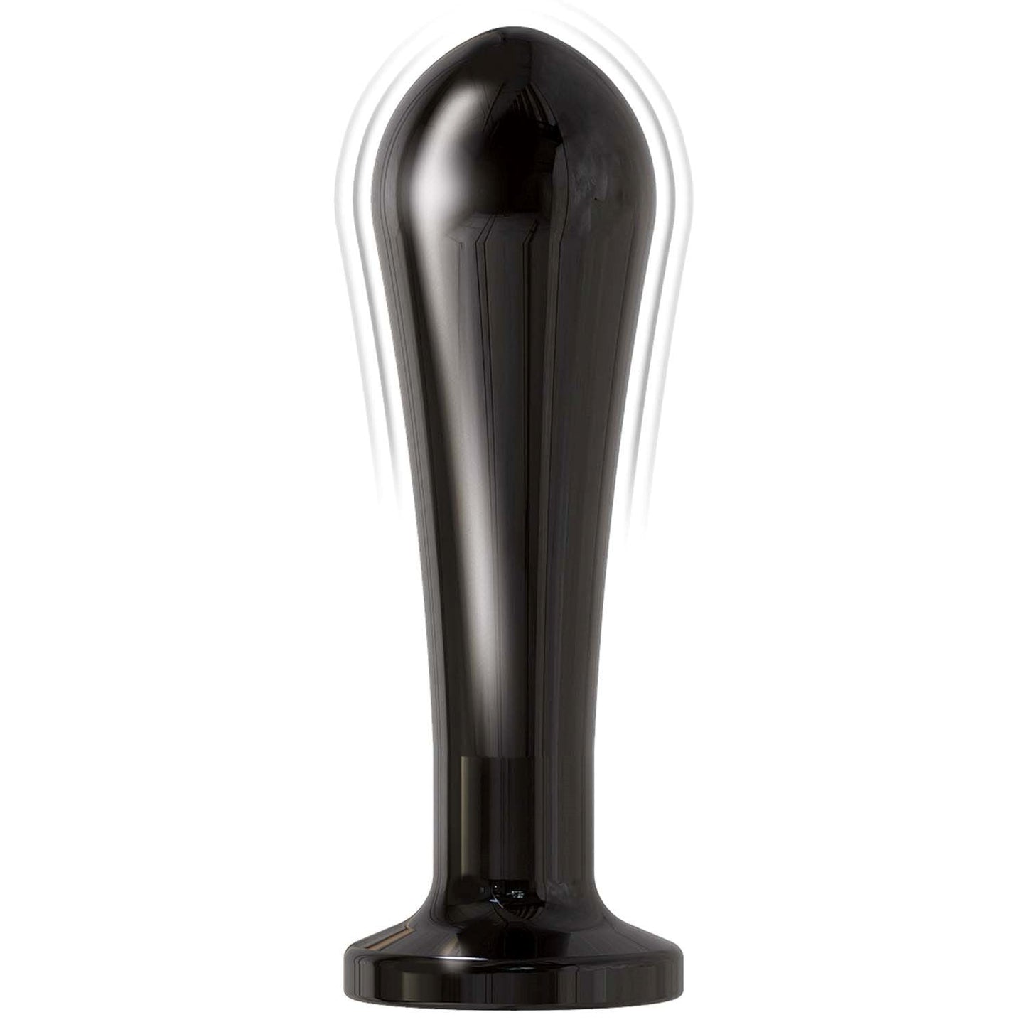 Ass-sation Remote Vibrador Metal Anal Bombilla Negro