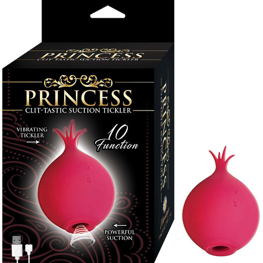 Princess Clit-tastic Succión Tickler Rojo