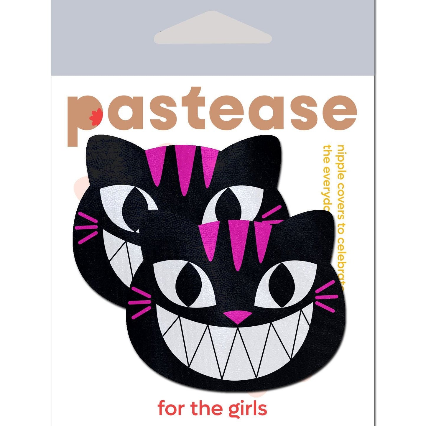 Pastease Gato Cheshire Negro y Rosa