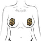 Pastease Money Gold Glitter Signo de dólar Pastas para pezones