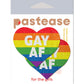 Pastease Glitter Rainbow Gay Af Corazones