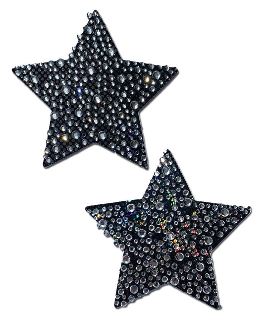 Pastease Estrellas Negras Cristal