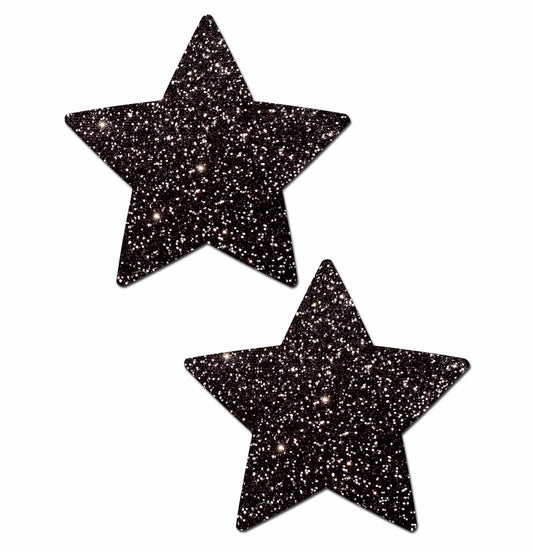 Pastease Estrellas Negras Brillantes