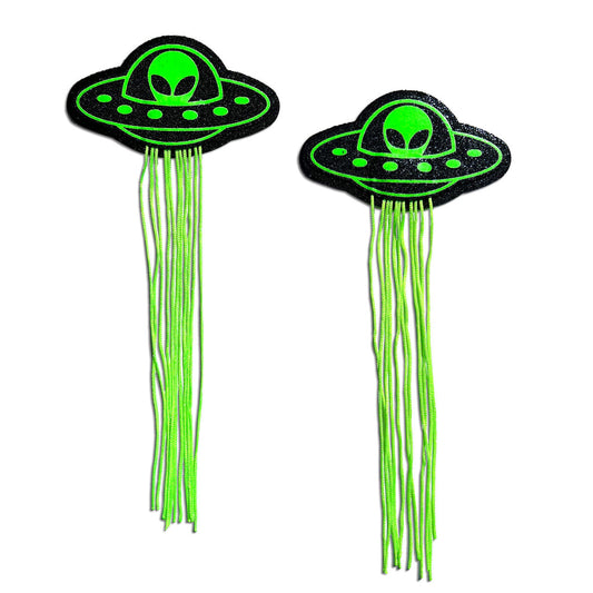 Pastease Ufo Alien Borlas Brillan En La Oscuridad