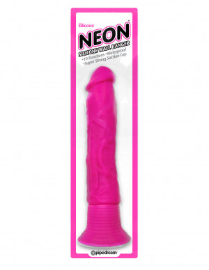 Banger de pared de silicona neón rosa