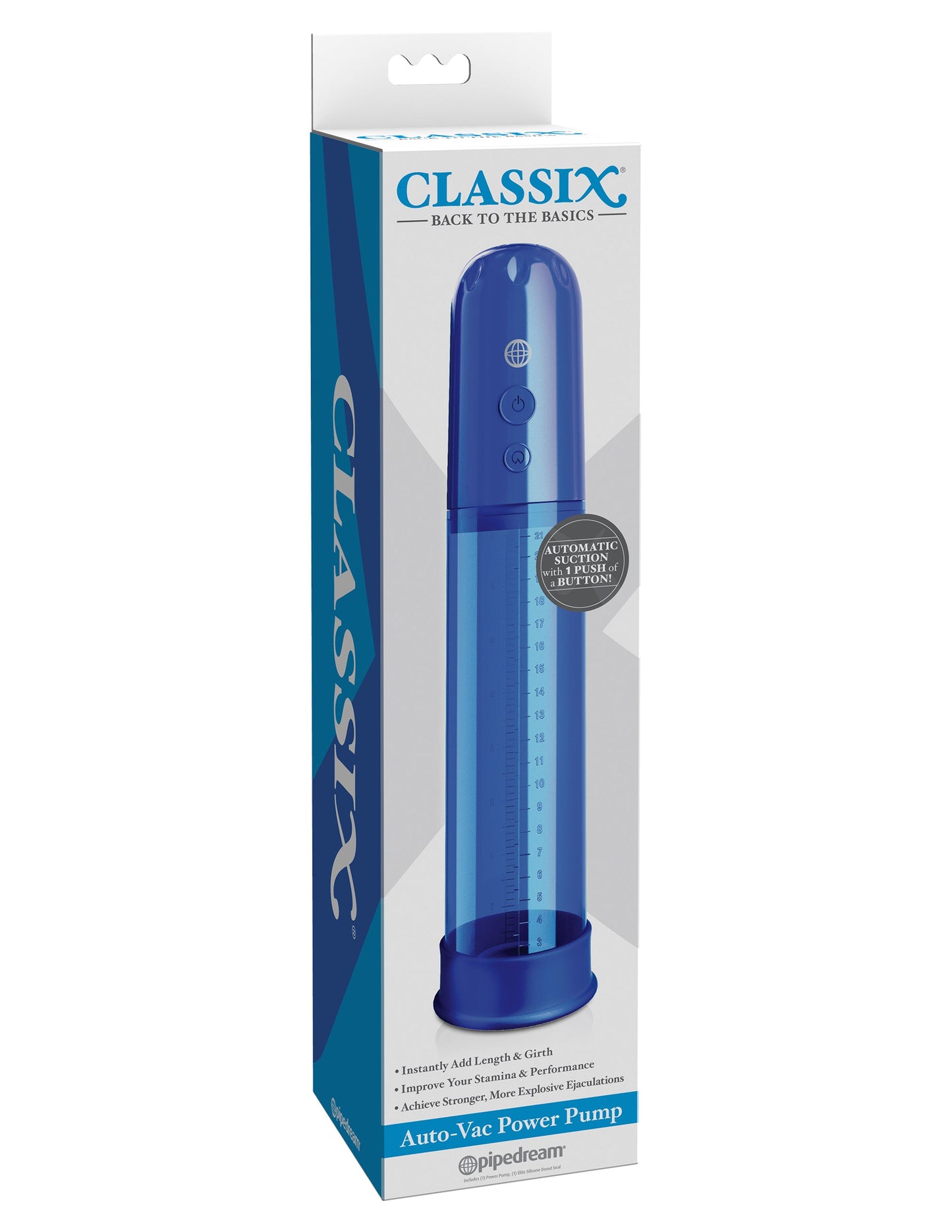Bomba de potencia Classix Auto Vac azul