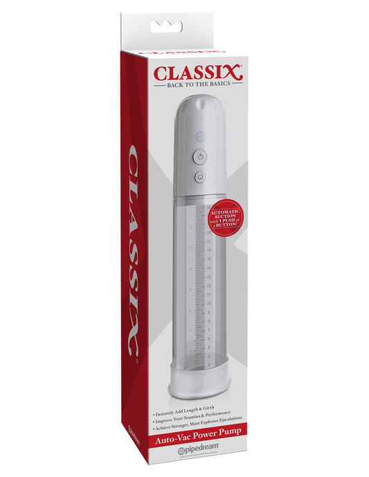 Bomba de potencia Classix Auto Vac Blanca
