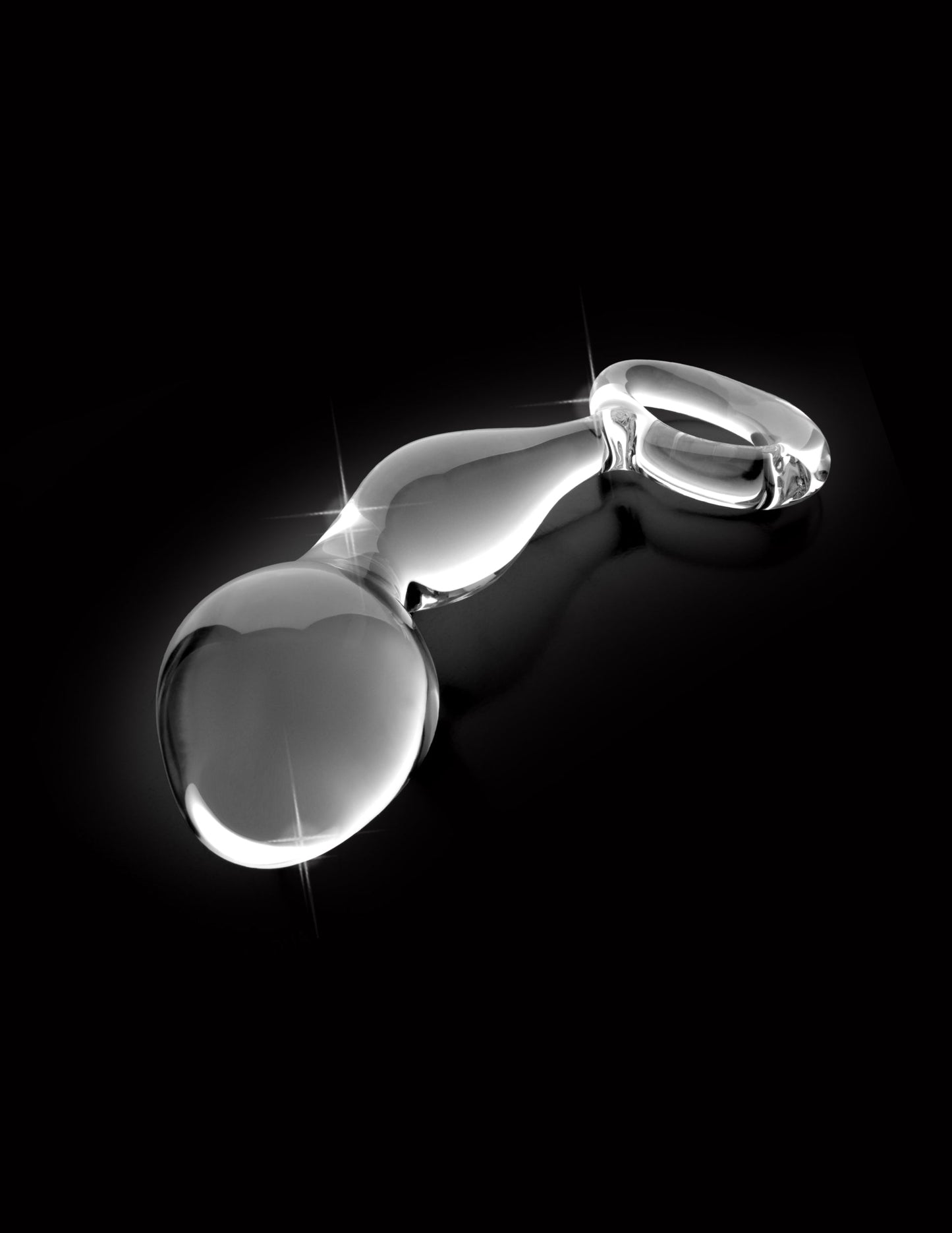 Tapón de cristal transparente.