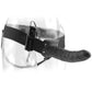 Fetish Fantasy 8in Hollow Strap On Black Vibrating