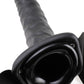 Fetish Fantasy 8in Hollow Strap On Black Vibrating