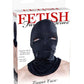 Fetish Fantasy Capucha negra con cremallera
