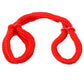 Fetish Fantasy Silk Rope Love Cuffs Red