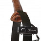 Fetish Fantasy 10in Chocolate Dream Vibrador Hollow Strap On