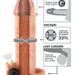 Fantasy X-tensions Vibrating Real Feel Extensión de 2 pulgadas