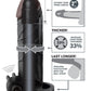 Fantasy X-tensions Vibrating Real Feel 2in Extension Bl