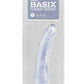 Basix Rubber Works Slim Dong 7in Clear W/ Suction Cup