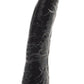 Basix Rubber Works 7in Black Slim Dong W/ Suction Cup