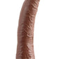 Basix Rubber Works 7in Brown Slim Dong W/ Suction Cup