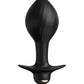 Elite Inflate 'n Throb Anal Plug Black