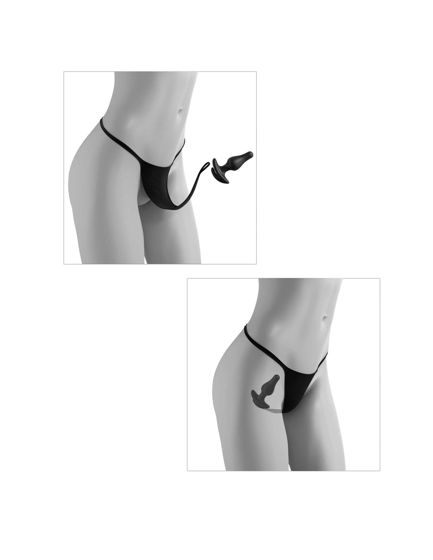 Bowtie Bikini Hookup Panties S-L