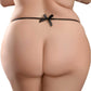 (d) Hookup Panties Bowtie Biki Xl-xxl