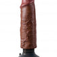 King Cock 6 In Cock Brown Vibrating