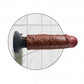 King Cock 6 In Cock Brown Vibrating