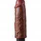 King Cock 6 In Cock Brown Vibrating
