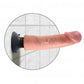 King Cock 9 In Cock Flesh Vibrating