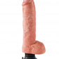 King Cock 10 En Polla C/bolas Carne Vibrando