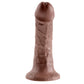 King Cock 6 In Cock Brown