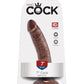 King Cock 7 In Cock Brown