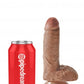King Cock 7 en polla con bolas bronceadas