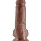 King Cock 7 En Polla C/bolas Marrón