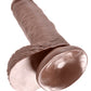 King Cock 7 En Polla C/bolas Marrón