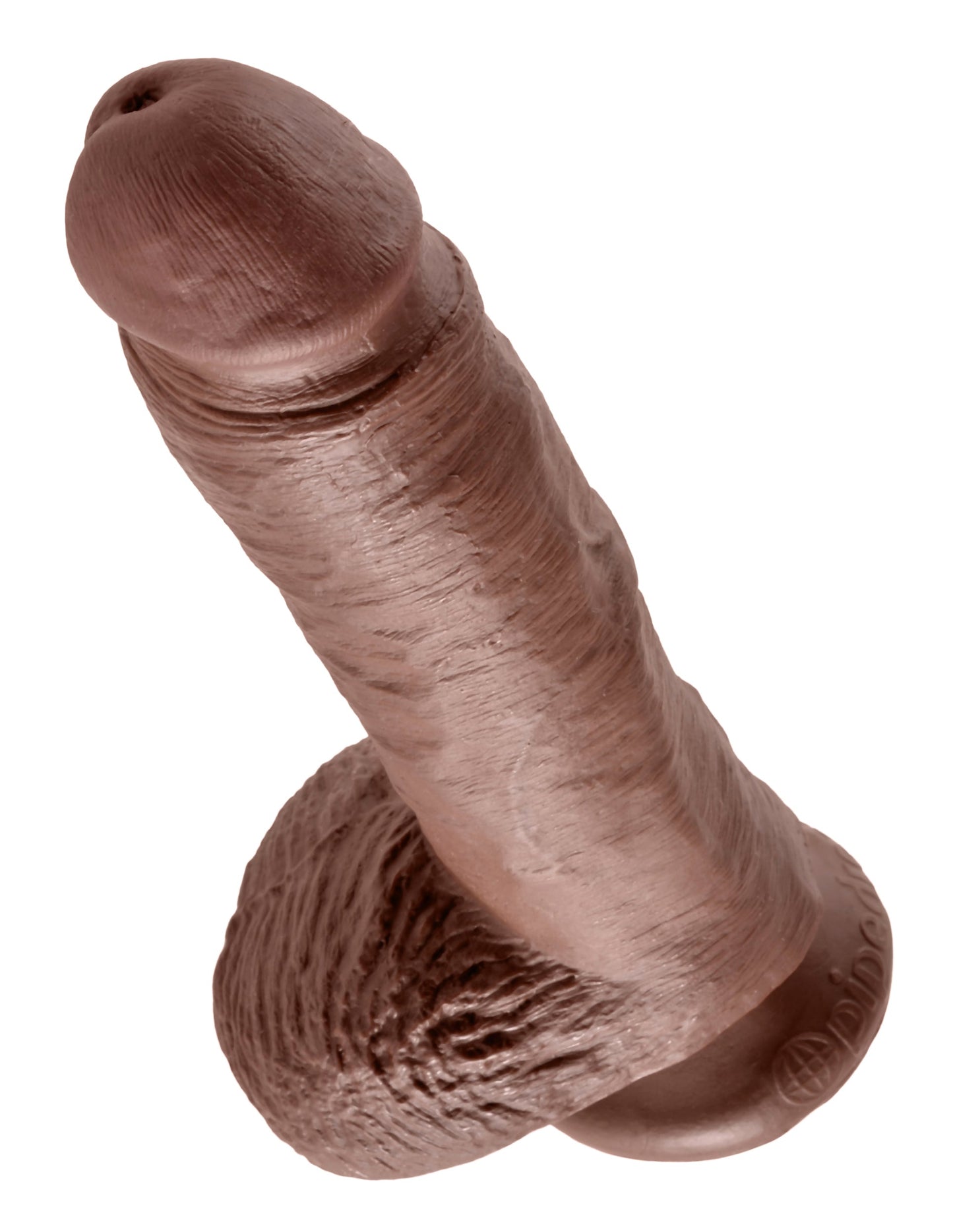 King Cock 8 En Polla Con Bolas Marrón