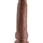 King Cock 9 En Polla Con Bolas Marrón