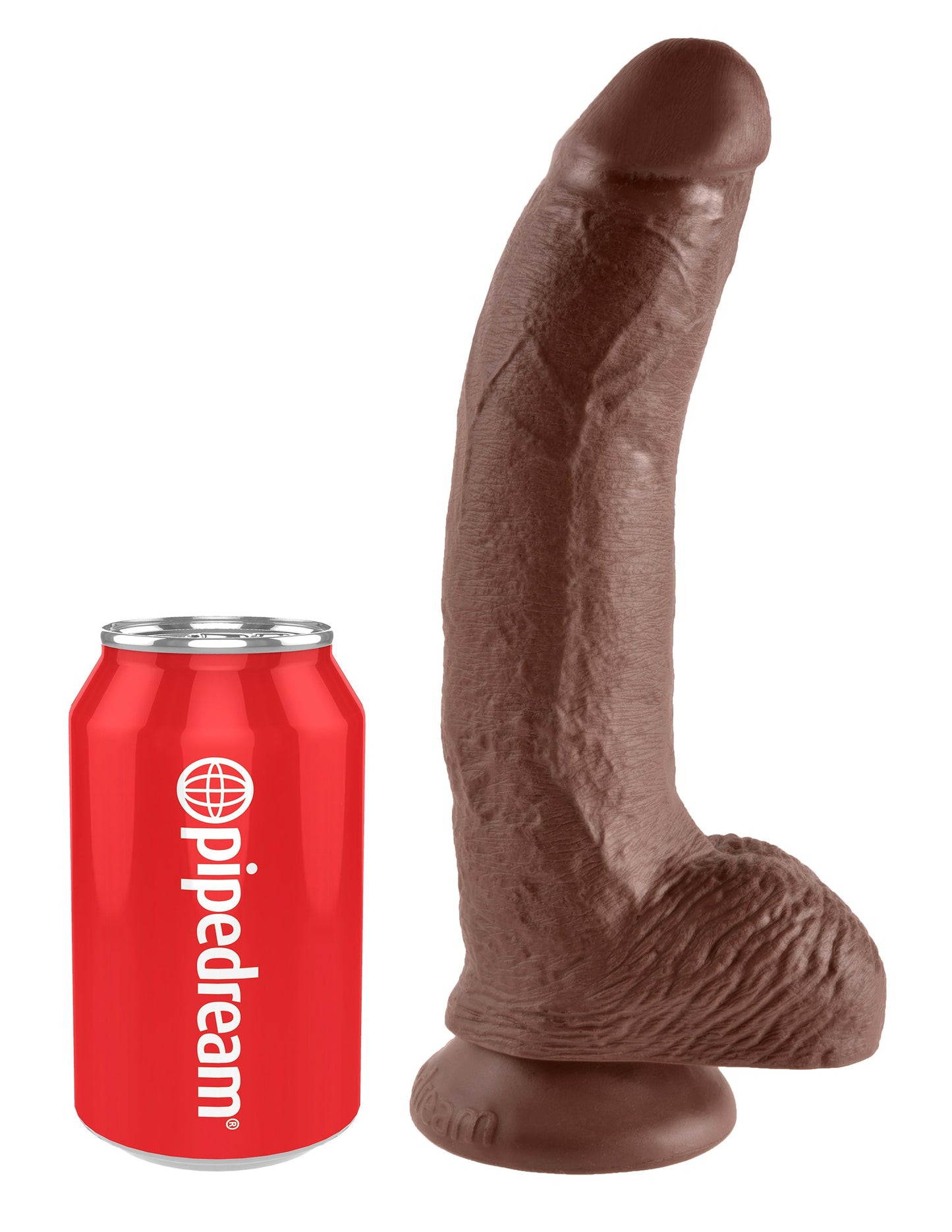 King Cock 9 En Polla Con Bolas Marrón