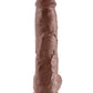 King Cock 10 En Polla C/bolas Marron