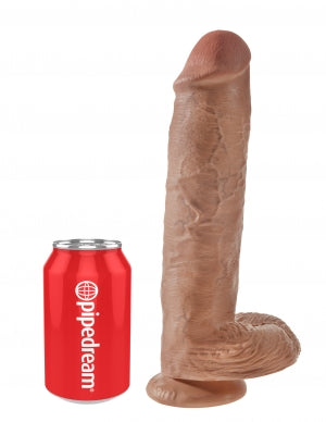 King Cock 11 en polla con bolas bronceadas