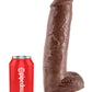 King Cock 11 En Polla Con Bolas Marrón