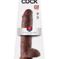 King Cock 11 En Polla Con Bolas Marrón