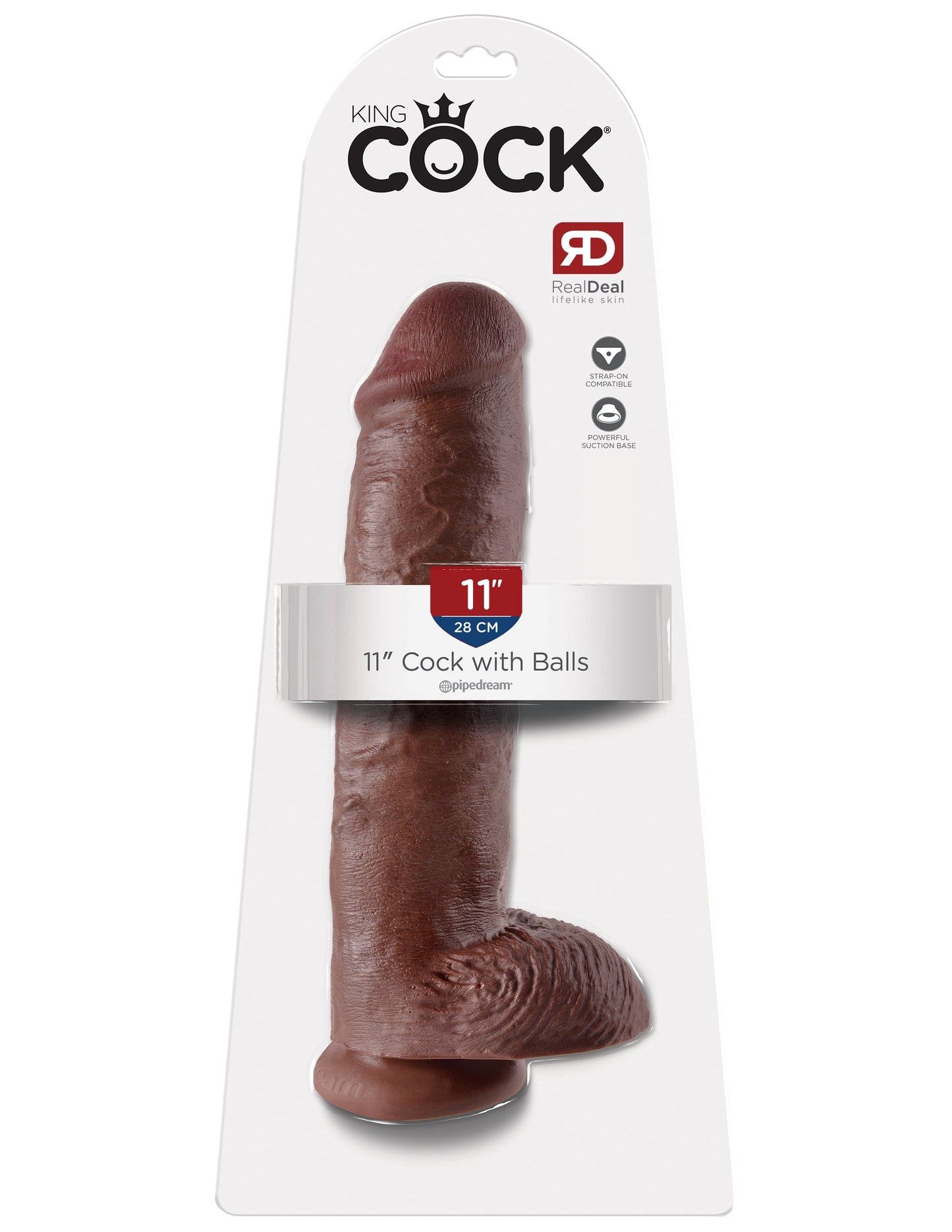 King Cock 11 En Polla Con Bolas Marrón