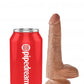 King Cock 6 en polla con bolas bronceadas