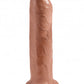 King Cock 7 In Uncut Tan